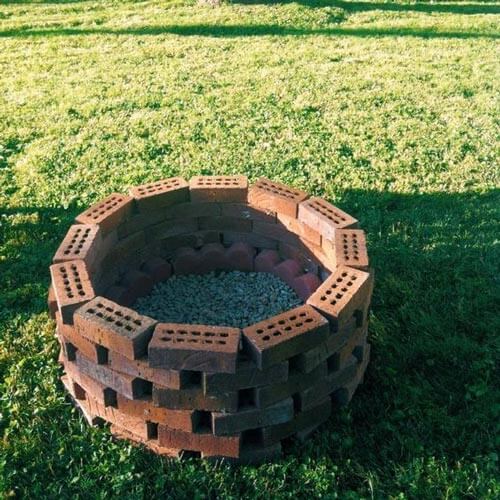 9 Simple Summer Brick Diy Project Ideas, Diy Brick Fire Pit