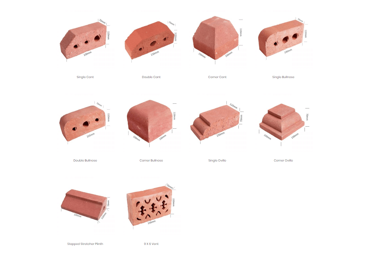 Profile Shape Bricks Range